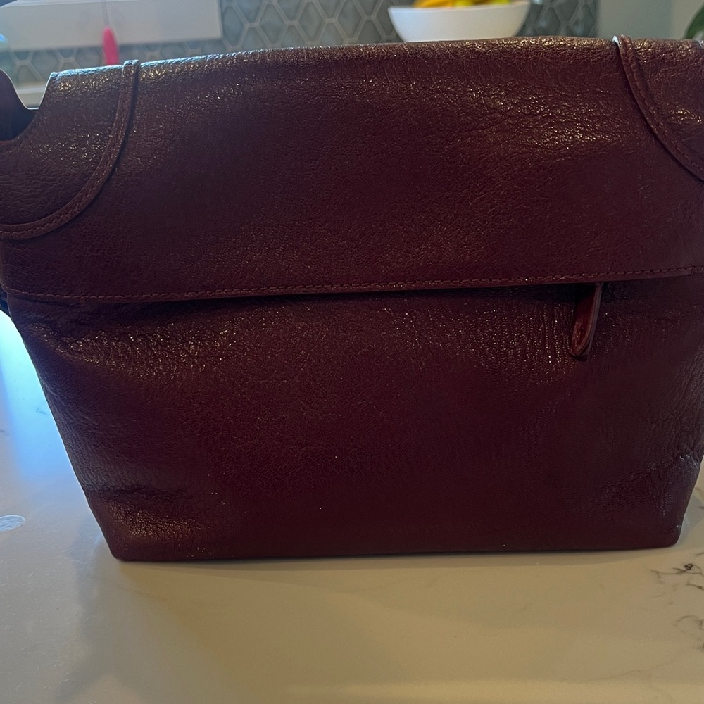 Jerome Dreyfuss Medium Pepito bag Bordeaux handbag crossbody - Picture 5 of 12
